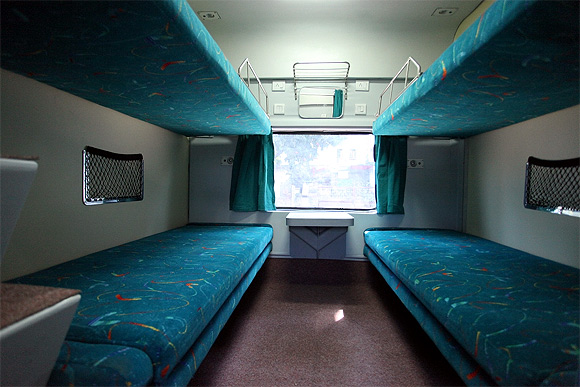 Couchettes du Rajdhani Express